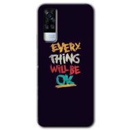 Vivo Y51 Everything Baskılı Uyumlu Silikon Kılıf