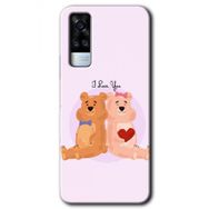 Vivo Y51 Sevgili Ayıcık Baskılı Uyumlu Silikon Kılıf