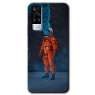 Vivo Y51 Smoke Astronot Baskılı Uyumlu Silikon Kılıf