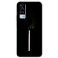 Vivo Y51 Sönmüş Kibrit Baskılı Uyumlu Silikon Kılıf