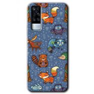 Vivo Y51A Animals Funny Baskılı Uyumlu Silikon Kılıf