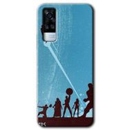 Vivo Y51A Avengers Team Baskılı Uyumlu Silikon Kılıf