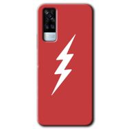 Vivo Y51A Flash Logo Baskılı Uyumlu Silikon Kılıf