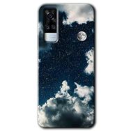 Vivo Y51A Gece Gökyüzü Baskılı Uyumlu Silikon Kılıf