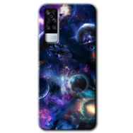 Vivo Y51A Gezegen Karışımı Baskılı Uyumlu Silikon Kılıf