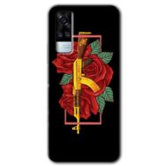 Vivo Y51A Samurai Girl Baskılı Uyumlu Silikon Kılıf