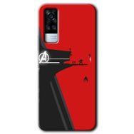 Vivo Y53S Avengers Tower Baskılı Uyumlu Silikon Kılıf