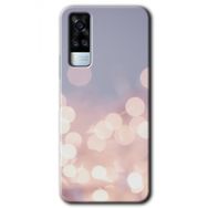 Vivo Y53S Blur Lights Baskılı Uyumlu Silikon Kılıf