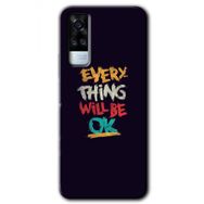 Vivo Y53S Everything Baskılı Uyumlu Silikon Kılıf