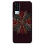 Vivo Y53S Mandala Flower Wal Baskılı Uyumlu Silikon Kılıf