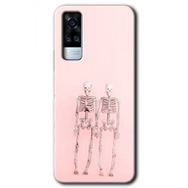 Vivo Y53S Yaşayan Çift Baskılı Uyumlu Silikon Kılıf