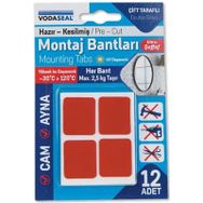 Vodaseal 12'li Şeffaf Çift Taraflı Montaj Bandı