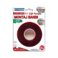 Vodaseal 19 mm x 5 mt Gri Çift Taraflı Montaj Bandı