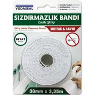 Vodaseal 38 mm x 3.35 mt Beyaz Sizdırmazlık Bandı