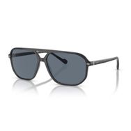 Vogue VO 5531S 31094Y 60 Polarize Geometrik Koyu Gri Kemik Erkek Güneş Gözlüğü