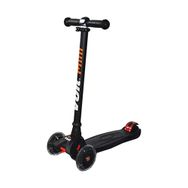 Voit Siyah 3 Teker Katlanabilir Işıklı Mini Scooter
