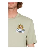 Volcom A5012301 Fty Gardener Sgr Ti Yeşil Erkek Bisiklet Yaka T-Shirt