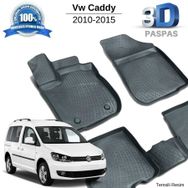 Volkswagen Caddy 2010-2015 3D Havuzlu Paspas