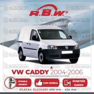 Volkswagen Caddy RBW 2004-2006 Muz Silecek Takımı