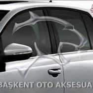 Volkswagen Golf 6 2009-2013 4 Parça Krom Cam Çıtası