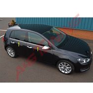 Volkswagen Golf 7 Tk Paslanmaz Çelik 4 Parça Krom Cam Çıtası