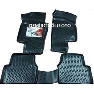 Volkswagen Passat B6 2005-2010 Siyah 3D Havuzlu Paspas