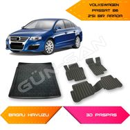 Volkswagen Passat B6 3D Havuzlu Paspas