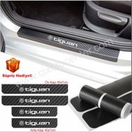 Volkswagen Tiguan 4 Adet Karbon Kapı Eşiği Sticker