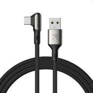 Voltme C2068 Stark 2 m 3A Siyah 60W USB to Type-C Şarj Kablosu