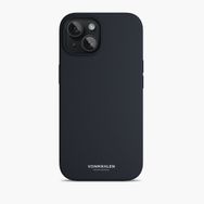 Vonmahlen iPhone 15 Lacivert Manyetik Silikon Kılıf