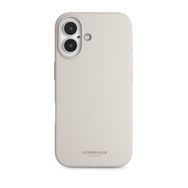 Vonmahlen iPhone 16 Plus Krem Yumuşak Silikon Kapak ve Kılıf