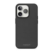 Vonmahlen iPhone 16 Pro Siyah Deri Görünümlü Kapak ve Kılıf