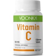 Voonka Vitamin C 500 mg 62 Adet Çiğneme Tableti