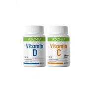 Voonka Vitamin C 60 Çiğneme Tableti + Vitamin D 90 Kapsül