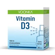 Voonka Yetişkin Vitamin D3 1000 IU 20 ml Sprey