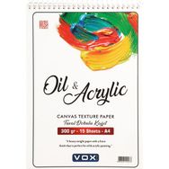 Vox Art 300 gr A4 15 Yaprak Akrilik Boya Defteri