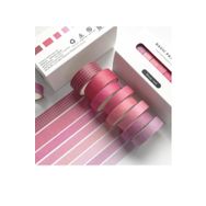 Vox Art 698 Washi 8'li Mix Ölçü 4 m Pembe Dekor Bant Seti