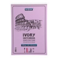 Vox Art A-3 40 Yaprak Lila 100 gr Eskiz Çizim Defteri