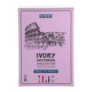 Vox Art A-4 40 Yaprak Lila 100 gr Eskiz Çizim Defteri