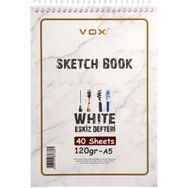 Vox Art A-5 40 Yaprak 120 gr Eskiz Çizim Defteri