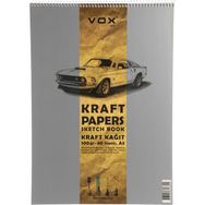Vox Art A3 40 Yaprak 100 gr Kraft Defter