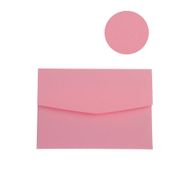 Vox Art İthal Dokulu 14x20 cm 220 gr Pembe 50 Adet Davetiye Zarfı