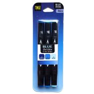 Vox Art MBL3 3'lü Tinge Çift Uçlu Blue Marker Seti