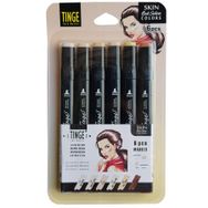 Vox Art MSK6 6'lı Tinge Çift Uçlu Ten Renkleri Marker Seti