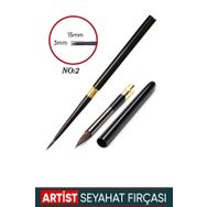 Vox Art No: 2 Seyahat Tipi Yuvarlak Uç Sulu Boya Fırçası