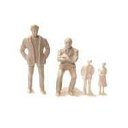 Vox Art VIM-62 3'lü 1:25 Ölçek Beyaz İnsanlar Maket