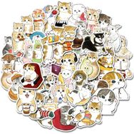 Vox Art Vintage 50'li 5-7 cm Kedi Sticker