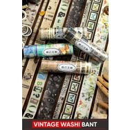 Vox Art Vintage Washi 10'lu Retro Desenli Kağıt Bant