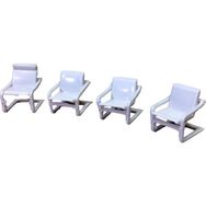 Vox Art VX-228 6'lı 1:50 Ölçek 4x Sandalye ve 2x İnsan Maket