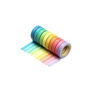 Vox Art Washi Dekor Bant Seti -10 'lu Mix Renkler